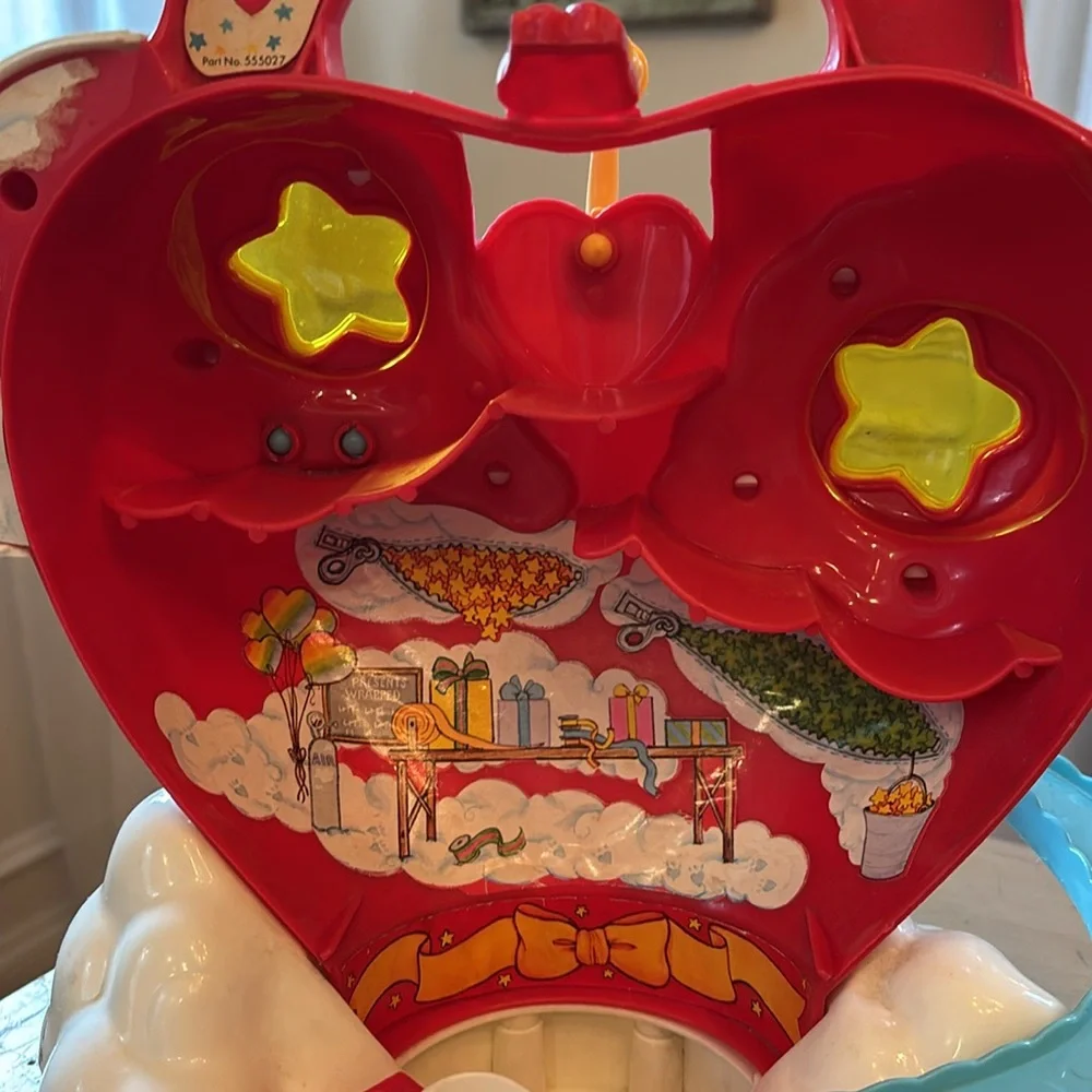 Care Bears Heart Care A Lot Playset & Three Care Bears